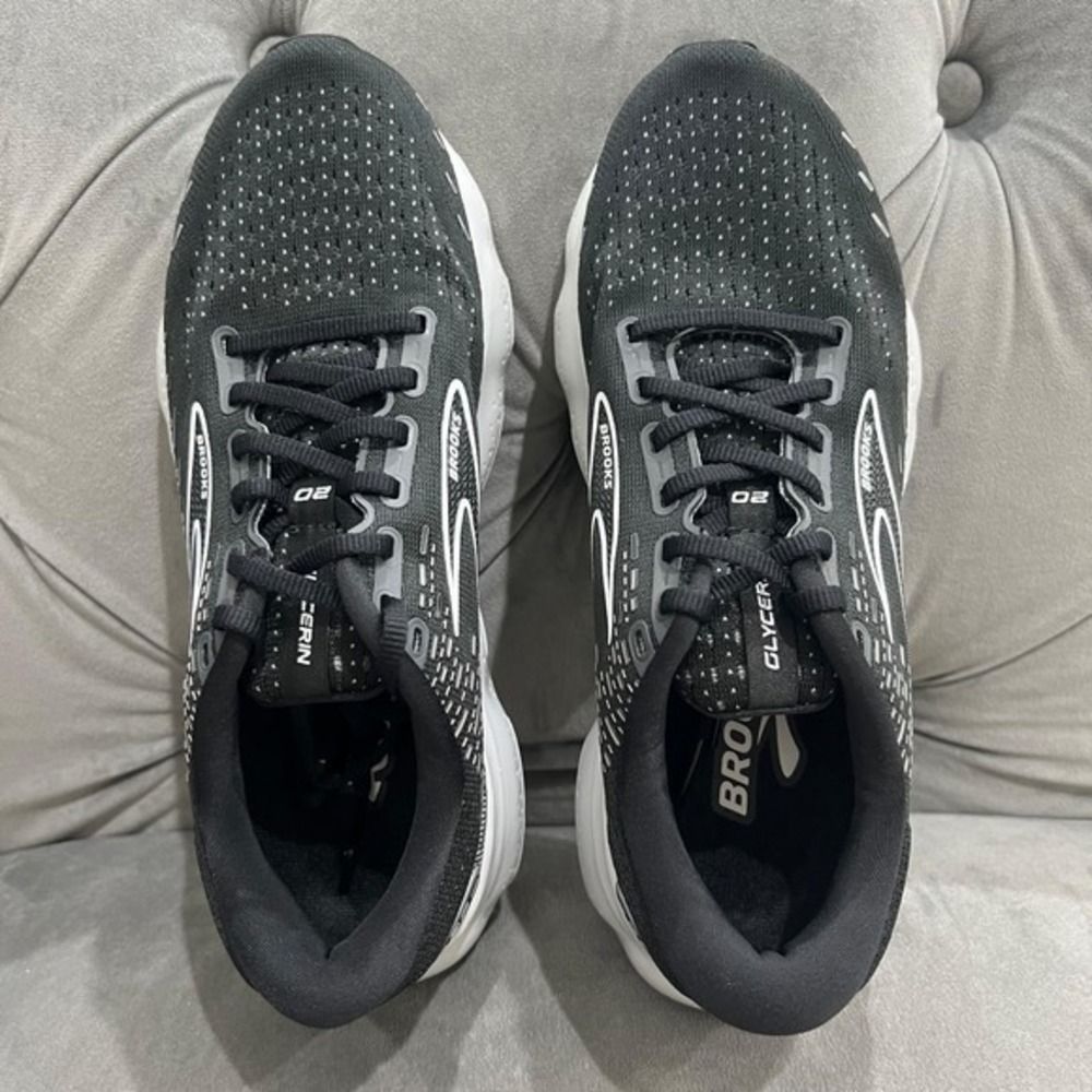 Brooks Glycerin 20 Running Shoes Athletic Sneaker Woman8W Black Gray 1203691D059 - Picture 5 of 11